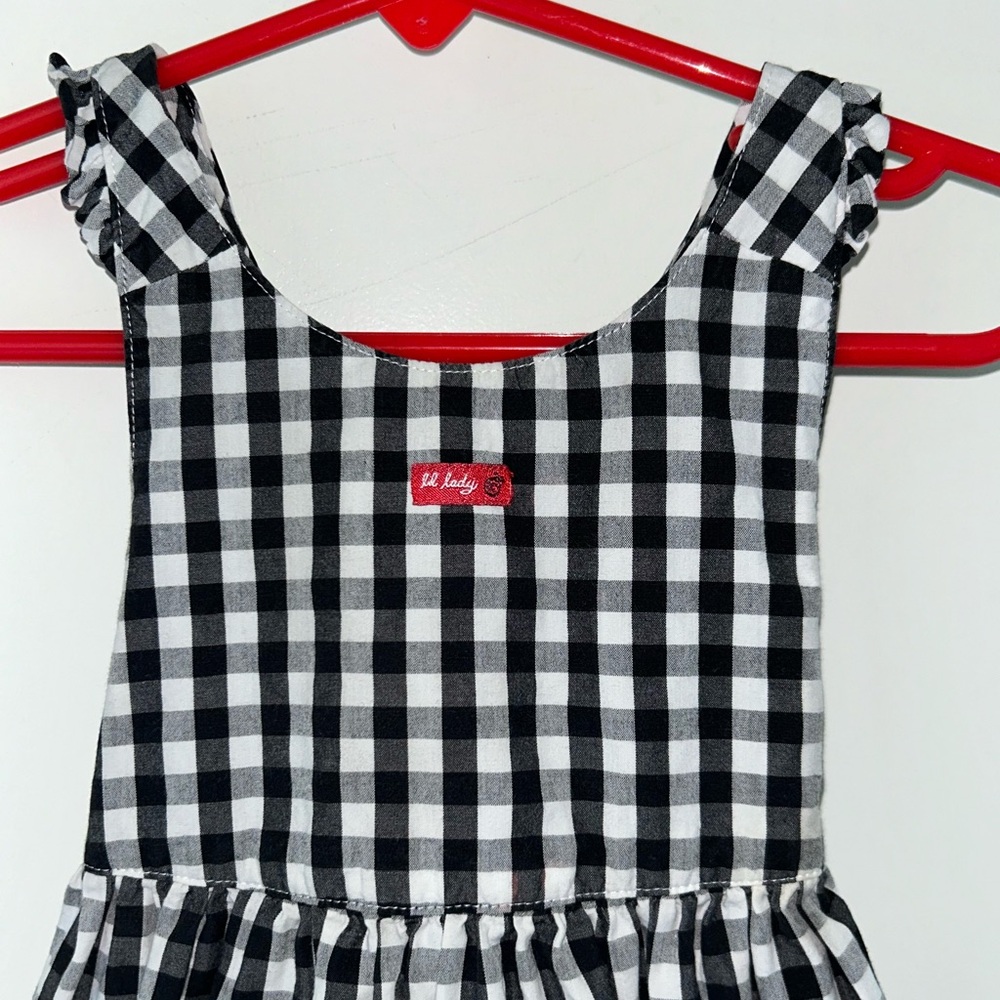 vintage Gymboree lil lady bug pinafore/bloomer set 12-18 months EUC - Picture 2 of 11
